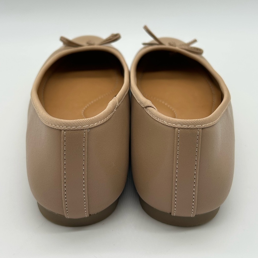 DV by Dolce Vita Moxy Nude Beige Patent Ballet Vegan Flats Women’s Size 8 NIB - Picture 7 of 11